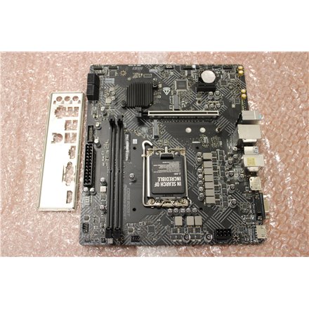 SALE OUT. MSI PRO H610M-G DDR4 , Processor family Intel , Processor socket LGA1700 , DDR4 DIMM , Memory slots 2 , Supported hard disk drive interfaces SATA, M.2 , Number of SATA connectors 4 , Chipset Intel H610 , M-ATX , WITHOUT ORIGINAL PACKAGING, MANUA