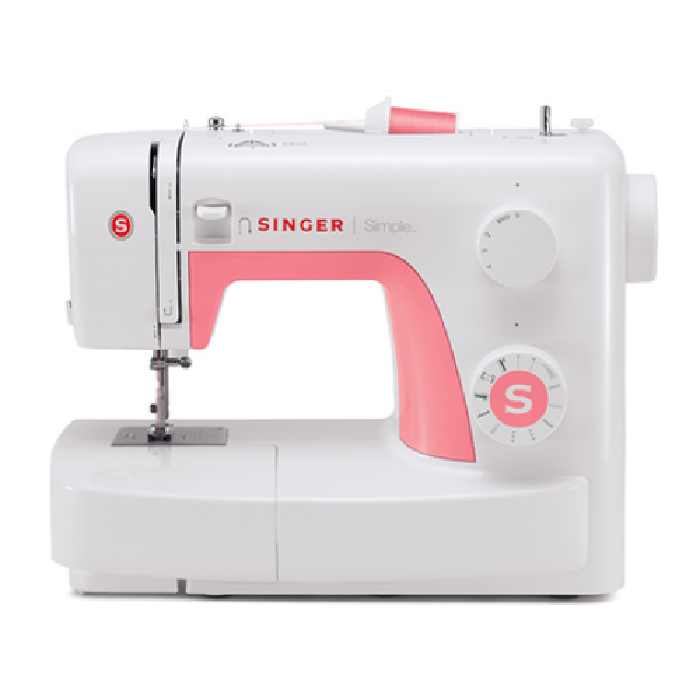 Sewing machine , Singer , SIMPLE 3210 , Number of stitches 10 , Number of buttonholes 1 , White