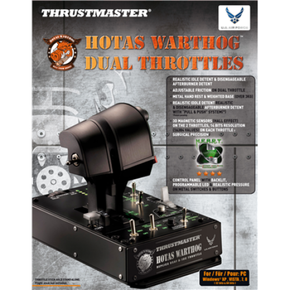 Thrustmaster Hotas Warthog Dual Throttles Black