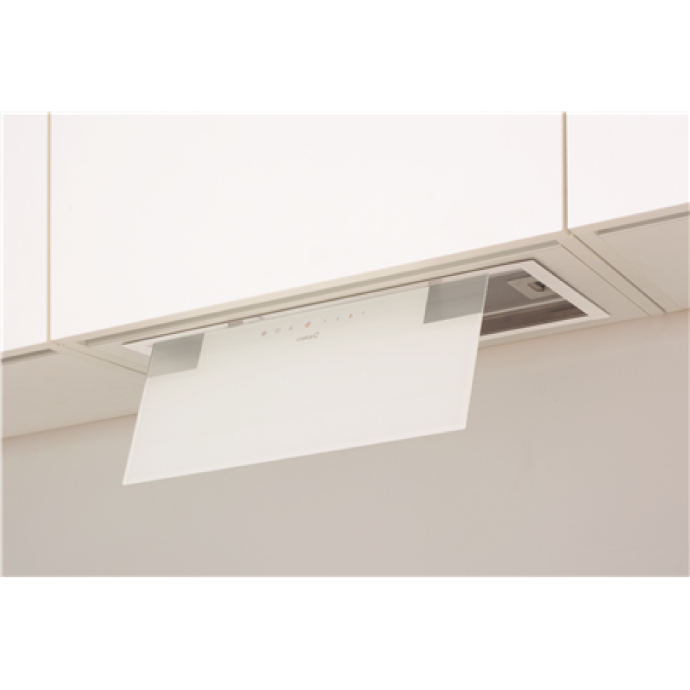 CATA , Hood , GC DUAL A 45 XGWH , Canopy , Energy efficiency class A , Width 45 cm , 820 m³/h , Touch control , LED , White glass