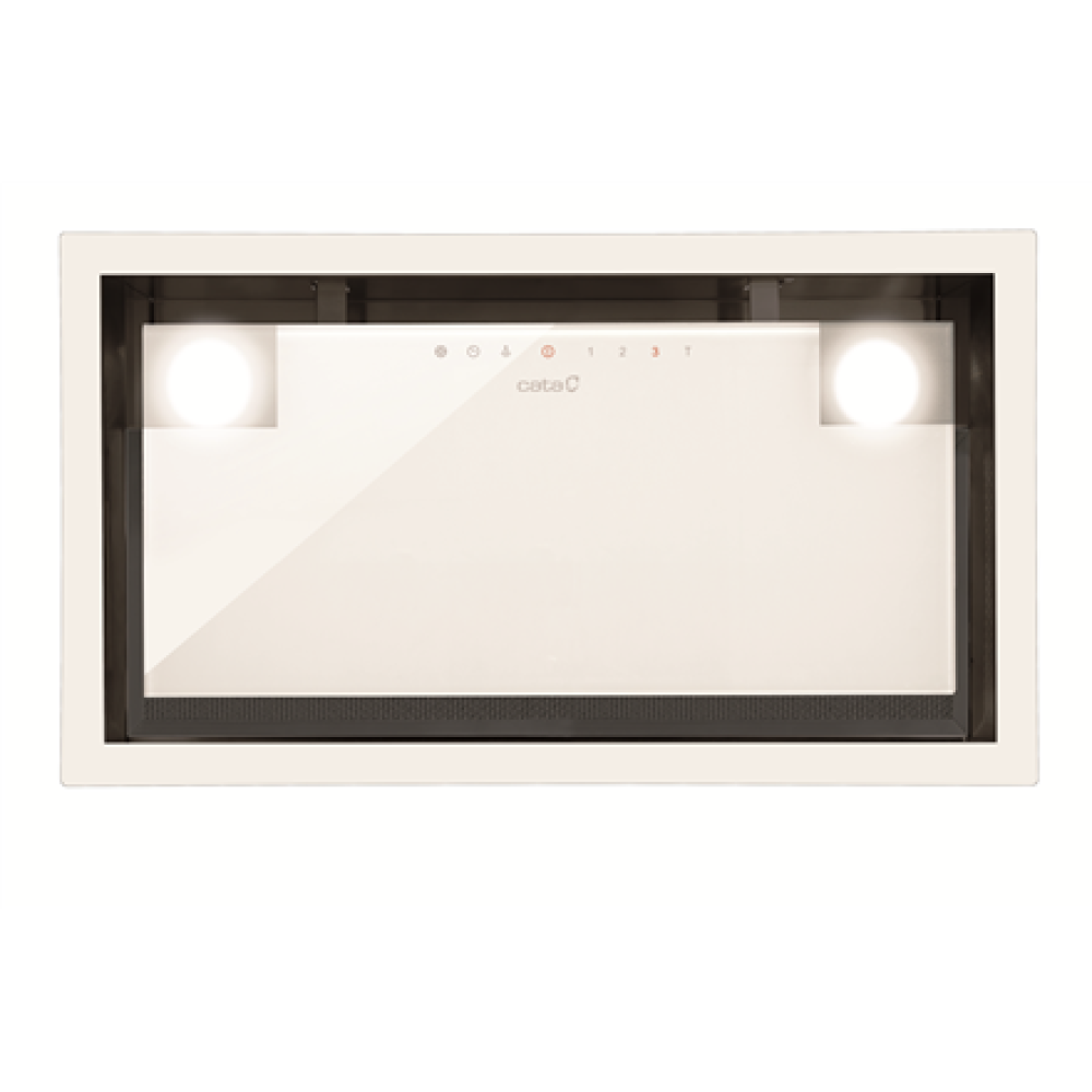 CATA , Hood , GC DUAL A 45 XGWH , Canopy , Energy efficiency class A , Width 45 cm , 820 m³/h , Touch control , LED , White glass