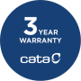 CATA , Hood , GC DUAL A 45 XGWH , Canopy , Energy efficiency class A , Width 45 cm , 820 m³/h , Touch control , LED , White glass
