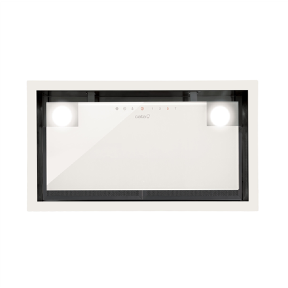 CATA , Hood , GC DUAL A 45 XGWH , Canopy , Energy efficiency class A , Width 45 cm , 820 m³/h , Touch control , LED , White glass