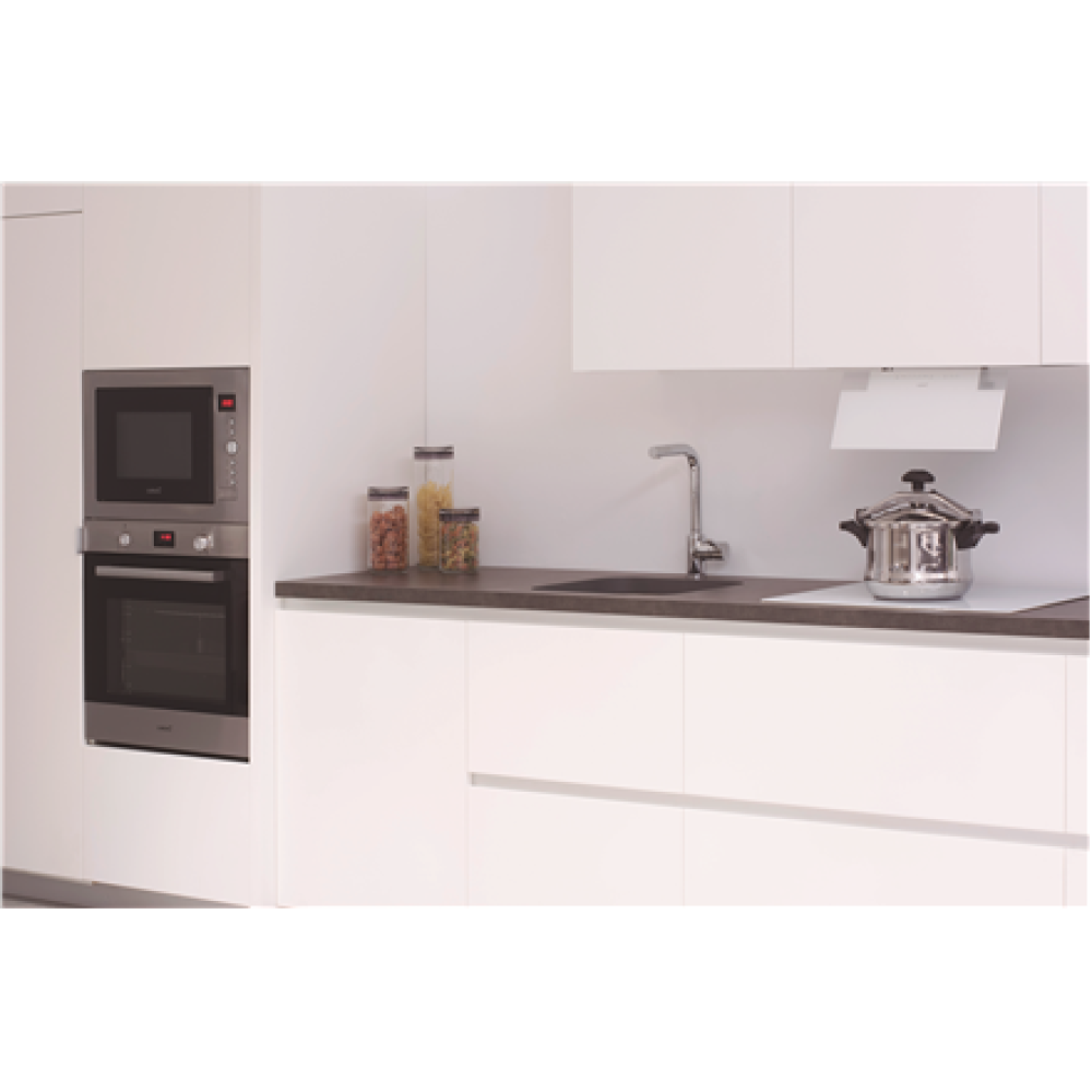 CATA , Hood , GC DUAL A 45 XGWH , Canopy , Energy efficiency class A , Width 45 cm , 820 m³/h , Touch control , LED , White glass