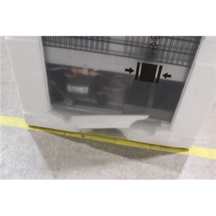 SALE OUT. , LG , Refrigerator , GBB72PZDMN , Energy efficiency class E , Free standing , Combi , Height 203 cm , No Frost system , Fridge net capacity 277 L , Freezer net capacity 107 L , Display , 36 dB , Silver , DAMAGED PACKAGING