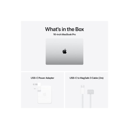 Apple MacBook , Pro , Silver , 16 , 3456 x 2234 pixels , Apple M4 Pro , 48 GB , Solid-state drive capacity 512 GB , Apple M4 Pro chip 14-core CPU/20-core GPU , macOS , 802.11ax , Bluetooth version 5.3 , Keyboard language Swedish , Keyboard backlit , Warra