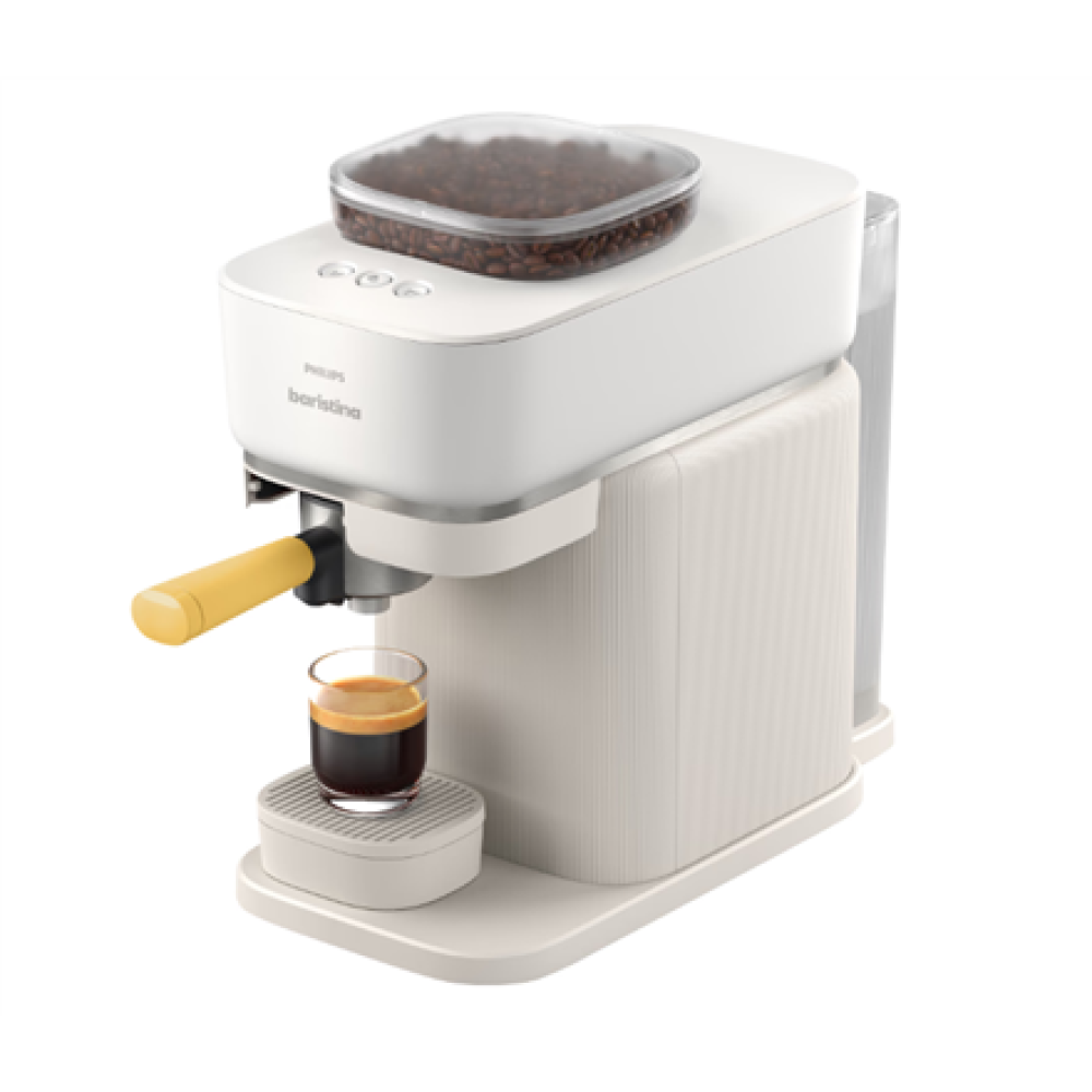 Philips Coffee maker , BAR300/03 Baristina , Pump pressure 16 bar , Semi-automatic , 122.8 W , White