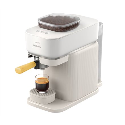 Philips Coffee maker , BAR300/03 Baristina , Pump pressure 16 bar , Semi-automatic , 122.8 W , White