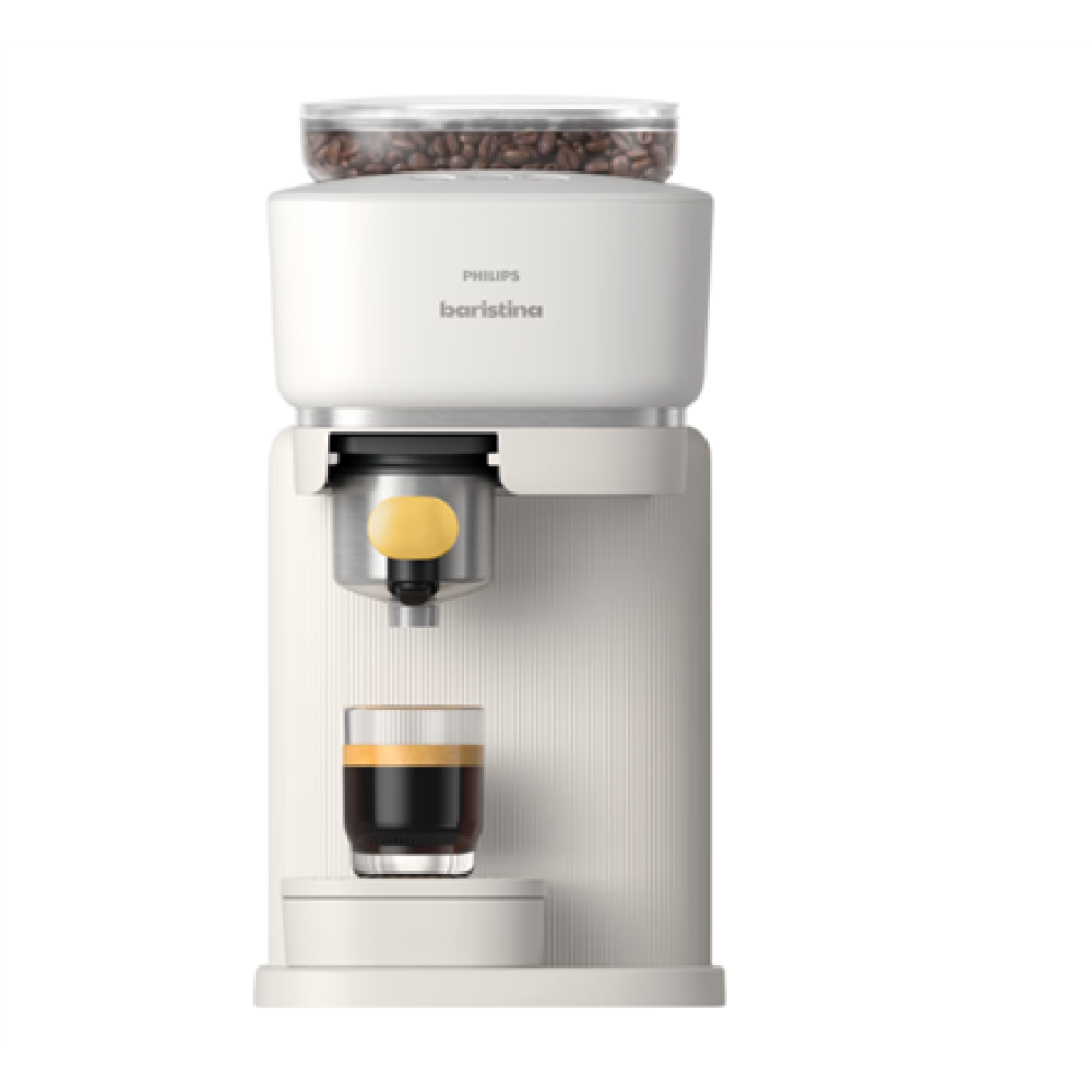 Philips Coffee maker , BAR300/03 Baristina , Pump pressure 16 bar , Semi-automatic , 122.8 W , White