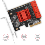 AXAGON PCIe Controller 6x SATA 6G , PCES-SA6