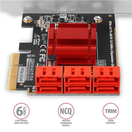 AXAGON PCIe Controller 6x SATA 6G , PCES-SA6