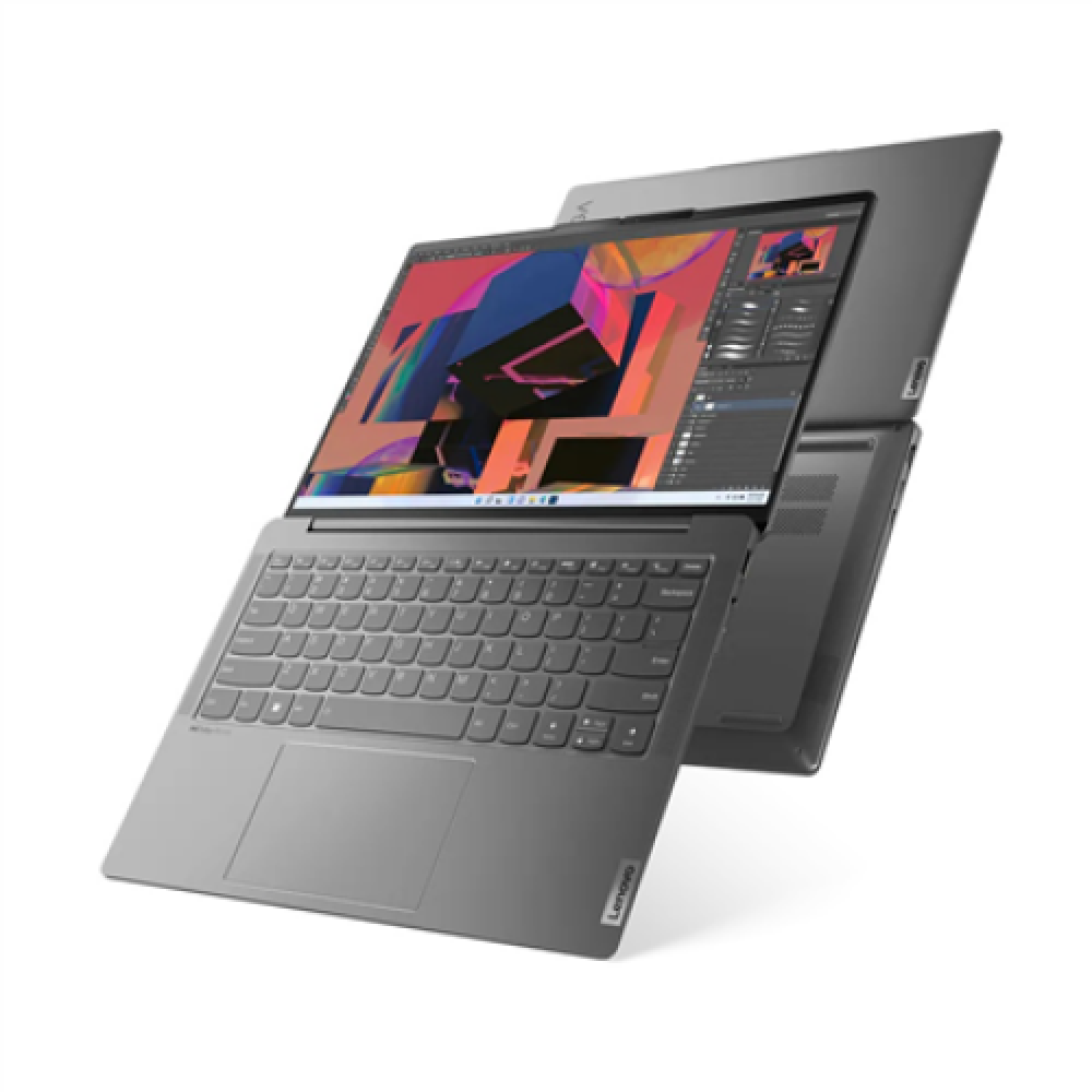 Lenovo Yoga Slim 6 14IAP8 Storm Grey 14 OLED WUXGA Glossy Intel Core i5 i5-1240P 16 GB Soldered LPDDR5-4800 SSD 512 GB Intel Iris Xe Graphics Windows 11 Home 802.11ax Bluetooth version 5.1 Keyboard language Nordic Keyboard backlit Warranty 24 month(s) Bat