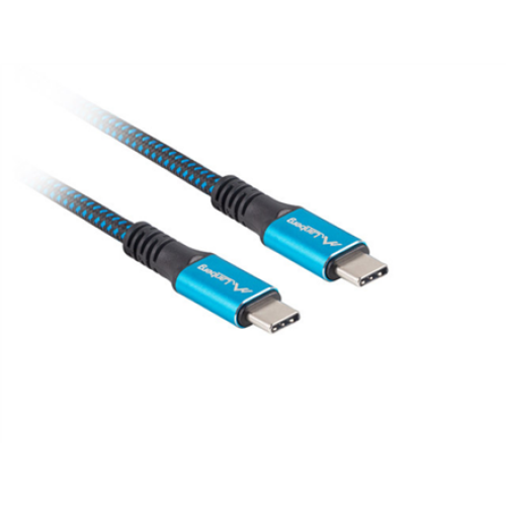 Lanberg , USB-C to USB-C Cable , Black/Blue , 0.5 m
