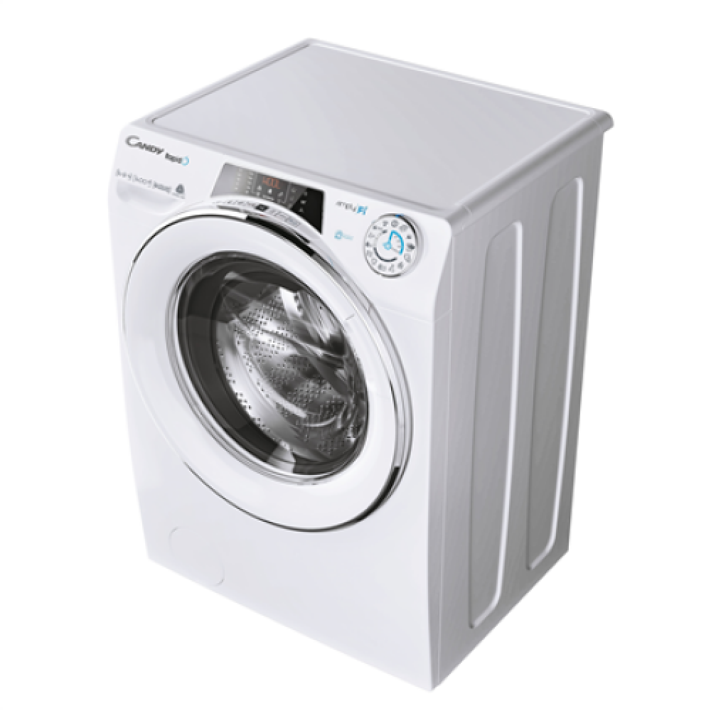 Candy Washing Machine with Dryer ROW41494DWMCE-S Energy efficiency class A Front loading Washing capacity 14 kg 1400 RPM Depth 67 cm Width 60 cm Display TFT Drying system Drying capacity 9 kg Steam function Wi-Fi White