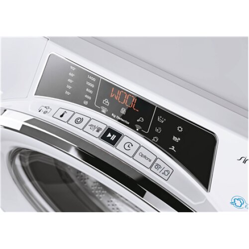 Candy Washing Machine with Dryer ROW41494DWMCE-S Energy efficiency class A Front loading Washing capacity 14 kg 1400 RPM Depth 67 cm Width 60 cm Display TFT Drying system Drying capacity 9 kg Steam function Wi-Fi White