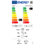 Candy Washing Machine with Dryer ROW41494DWMCE-S Energy efficiency class A Front loading Washing capacity 14 kg 1400 RPM Depth 67 cm Width 60 cm Display TFT Drying system Drying capacity 9 kg Steam function Wi-Fi White