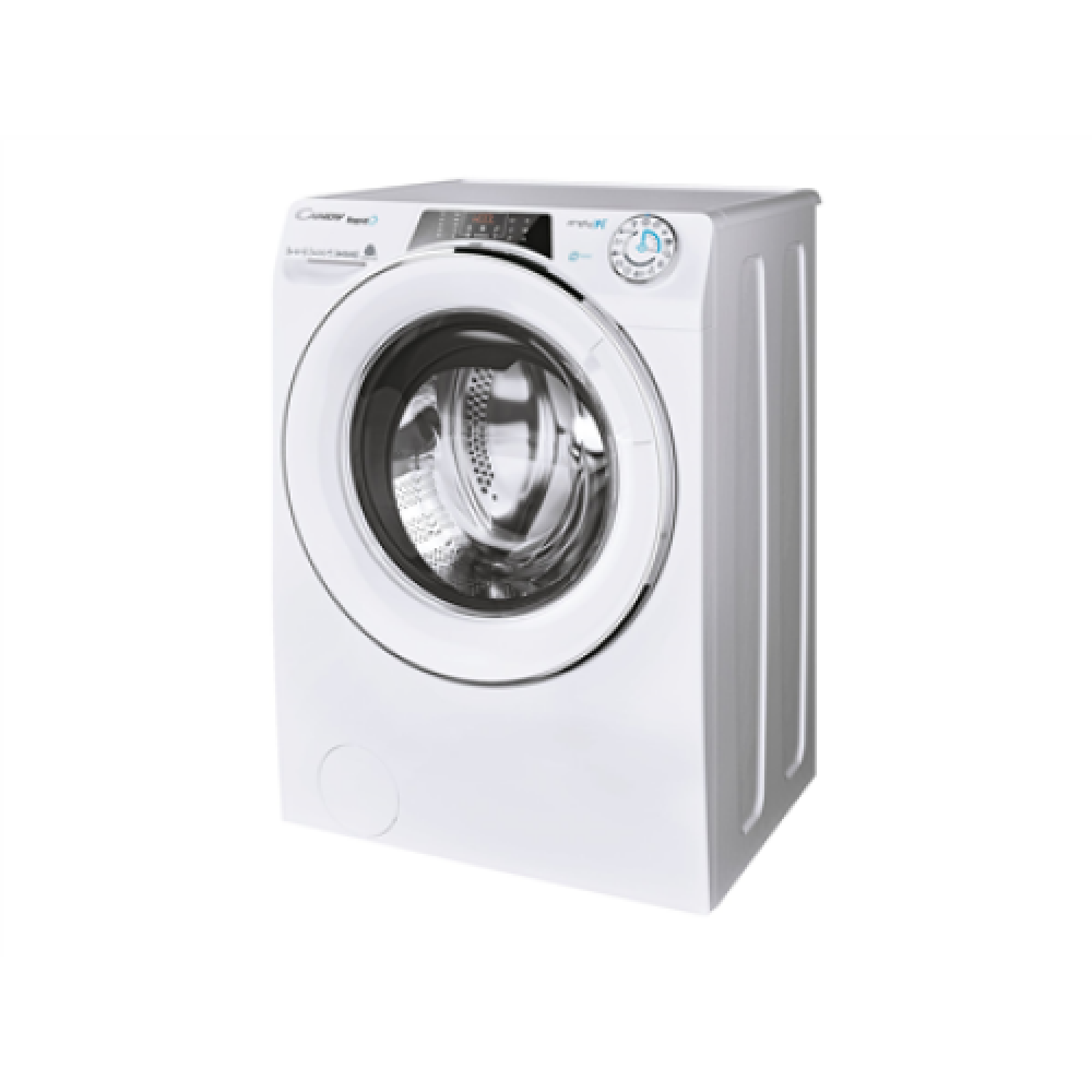 Candy Washing Machine with Dryer ROW41494DWMCE-S Energy efficiency class A Front loading Washing capacity 14 kg 1400 RPM Depth 67 cm Width 60 cm Display TFT Drying system Drying capacity 9 kg Steam function Wi-Fi White