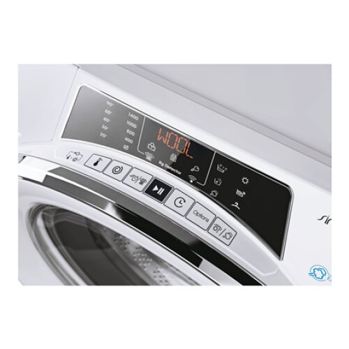Candy Washing Machine with Dryer ROW41494DWMCE-S Energy efficiency class A Front loading Washing capacity 14 kg 1400 RPM Depth 67 cm Width 60 cm Display TFT Drying system Drying capacity 9 kg Steam function Wi-Fi White