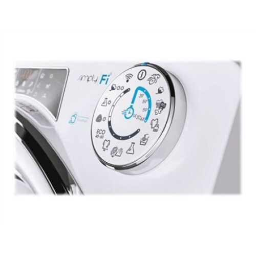 Candy Washing Machine with Dryer ROW41494DWMCE-S Energy efficiency class A Front loading Washing capacity 14 kg 1400 RPM Depth 67 cm Width 60 cm Display TFT Drying system Drying capacity 9 kg Steam function Wi-Fi White
