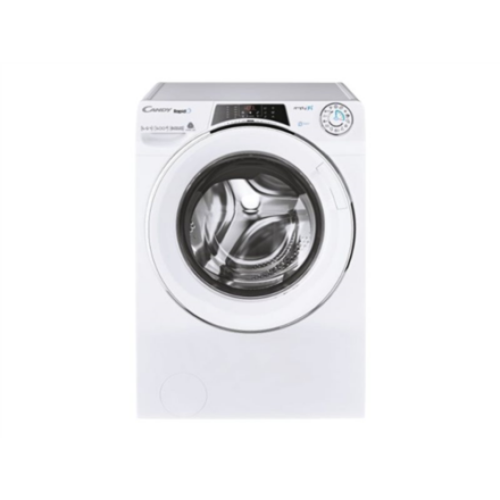 Candy Washing Machine with Dryer ROW41494DWMCE-S Energy efficiency class A Front loading Washing capacity 14 kg 1400 RPM Depth 67 cm Width 60 cm Display TFT Drying system Drying capacity 9 kg Steam function Wi-Fi White
