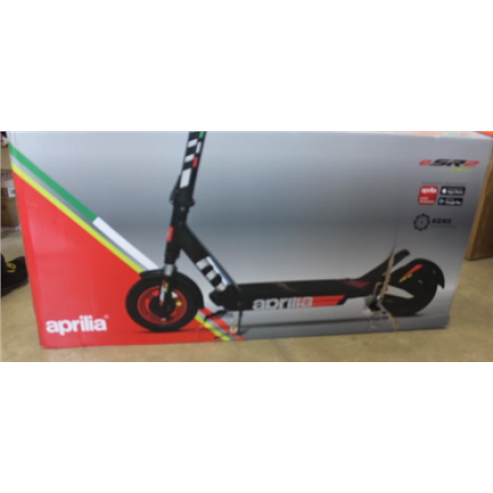 SALE OUT. Aprilia Electric Scooter E-SR2 EVO, Black/Red Aprilia , E-SR2 EVO , Electric Scooter , 500 W , 25 km/h , 10 , Black/Red , DAMAGED PACKAGING ,DENT ON CORPUS , 23 month(s)