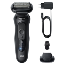 Braun Shaver , 52-N1200s Series 5 , Operating time (max) 50 min , Wet & Dry , Lithium Ion , Black