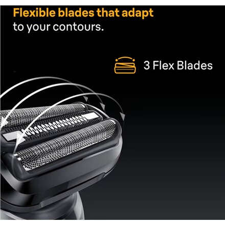 Braun Shaver , 52-N1200s Series 5 , Operating time (max) 50 min , Wet & Dry , Lithium Ion , Black