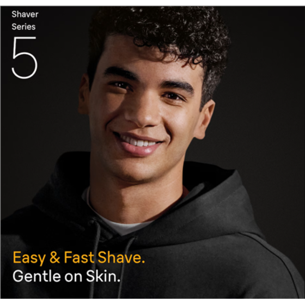 Braun Shaver , 52-N1200s Series 5 , Operating time (max) 50 min , Wet & Dry , Lithium Ion , Black