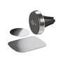 Goobay , Magnetic mount Metal Slim Design for smartphones (35mm) , 38685 , Black/Silver , Magnetic holder is suitable for almost every smartphone; Quick-Snap assembly technology for quick and easy use; Smart and almost invisible fastening option on the ca
