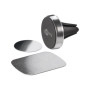 Goobay , Magnetic mount Metal Slim Design for smartphones (35mm) , 38685 , Black/Silver , Magnetic holder is suitable for almost every smartphone; Quick-Snap assembly technology for quick and easy use; Smart and almost invisible fastening option on the ca