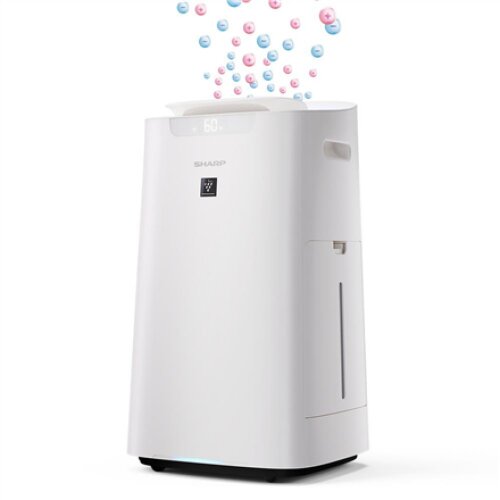 Sharp , Air Purifier with humidifying function , UA-KIL60E-W , 5.5-61 W , Suitable for rooms up to 50 m² , White