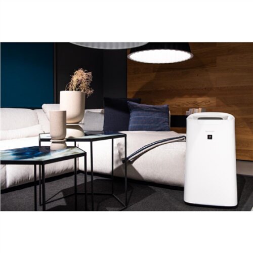 Sharp , Air Purifier with humidifying function , UA-KIL60E-W , 5.5-61 W , Suitable for rooms up to 50 m² , White