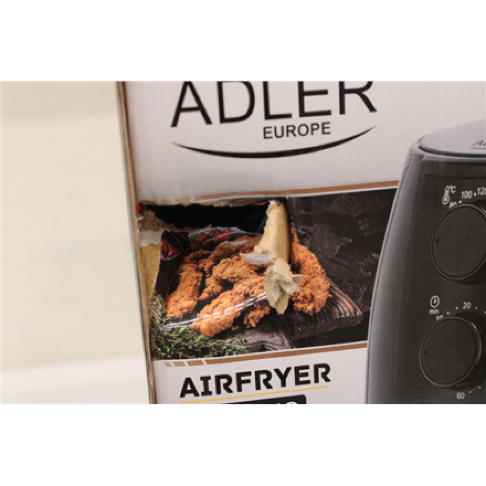SALE OUT. Adler AD 6312 Airfryer Oven, 2,5 l, Black , Adler , Airfryer Oven , AD 6312 , Power 1600 W , Capacity 2.5 L , Convection , Black , DAMAGED PACKAGING