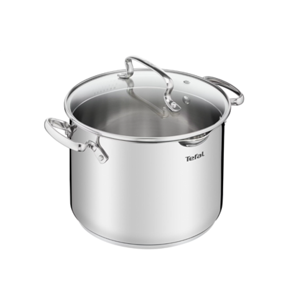 TEFAL , Pot , G7197955 Duetto+ , 6.1 L , Stainless steel , Dishwasher proof , Lid included , Stainless steel