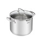 TEFAL , Pot , G7197955 Duetto+ , 6.1 L , Stainless steel , Dishwasher proof , Lid included , Stainless steel