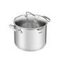 TEFAL , Pot , G7197955 Duetto+ , 6.1 L , Stainless steel , Dishwasher proof , Lid included , Stainless steel