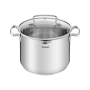 TEFAL , Pot , G7197955 Duetto+ , 6.1 L , Stainless steel , Dishwasher proof , Lid included , Stainless steel
