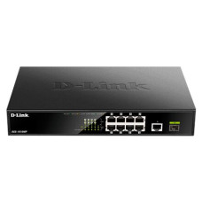 D-Link , 10 Gigabit port Switch with PoE , DGS-1010MP , Unmanaged , Desktop / Rackmount , Gigabit Ethernet (copper) ports quantity 1 , SFP ports quantity 1 , Power over Ethernet (PoE) ports quantity 8