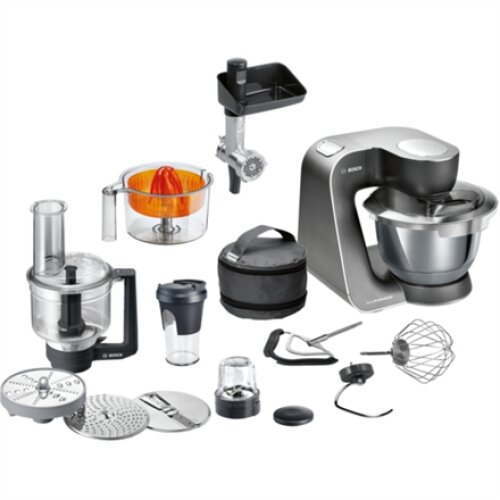 Bosch Food processor MUM59M55 1000 W Number of speeds 7 Bowl capacity 3,9 L Blender Meat mincer Black/ silver