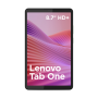 ZAF10175SE Lenovo Tab One (without power adapter) , 8.7 , Luna Grey , IPS , 1340 x 800 pixels , MediaTek , Helio G85 , Soldered LPDDR4x GB , 4 , 64 GB , 4G , Wi-Fi , Front camera , 2 MP , Rear camera , 8 MP , Bluetooth , 5.3 , Android , 14 or Later , Warranty 24 mon