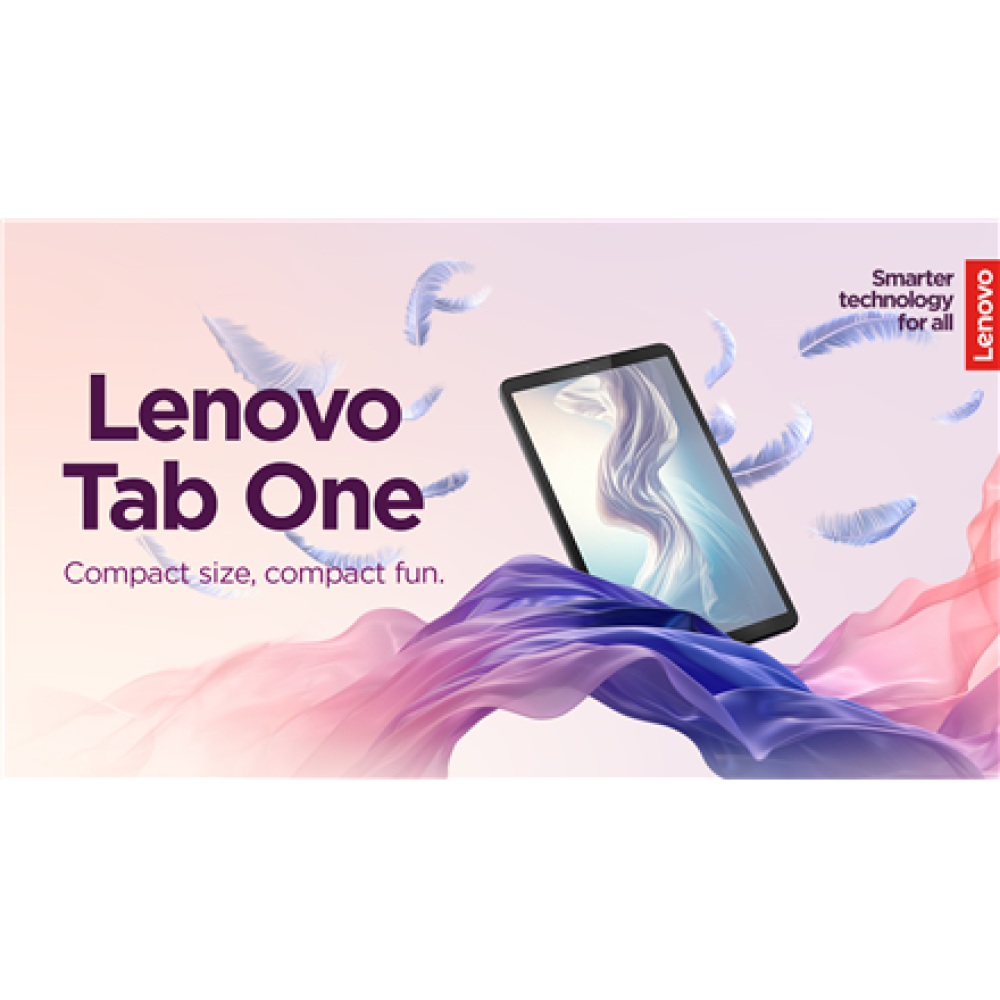 ZAF10175SE Lenovo Tab One (without power adapter) , 8.7 , Luna Grey , IPS , 1340 x 800 pixels , MediaTek , Helio G85 , Soldered LPDDR4x GB , 4 , 64 GB , 4G , Wi-Fi , Front camera , 2 MP , Rear camera , 8 MP , Bluetooth , 5.3 , Android , 14 or Later , Warranty 24 mon