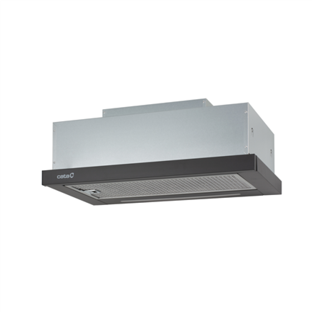 CATA , Hood , TFH 6630 BK /A , Telescopic , Energy efficiency class A+ , Width 60 cm , 605 m³/h , Touch Control , LED , Black