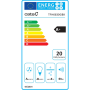 CATA , Hood , TFH 6630 BK /A , Telescopic , Energy efficiency class A+ , Width 60 cm , 605 m³/h , Touch Control , LED , Black