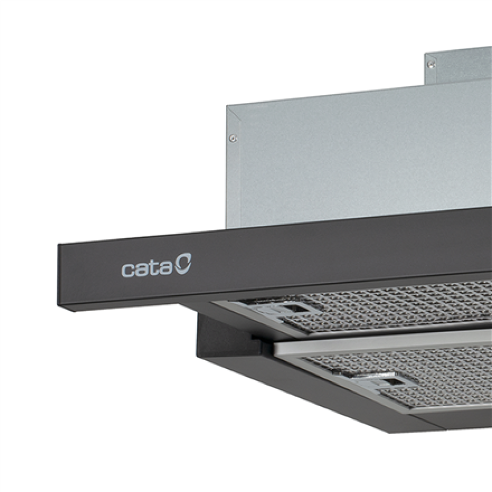 CATA , Hood , TFH 6630 BK /A , Telescopic , Energy efficiency class A+ , Width 60 cm , 605 m³/h , Touch Control , LED , Black