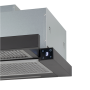 CATA , Hood , TFH 6630 BK /A , Telescopic , Energy efficiency class A+ , Width 60 cm , 605 m³/h , Touch Control , LED , Black