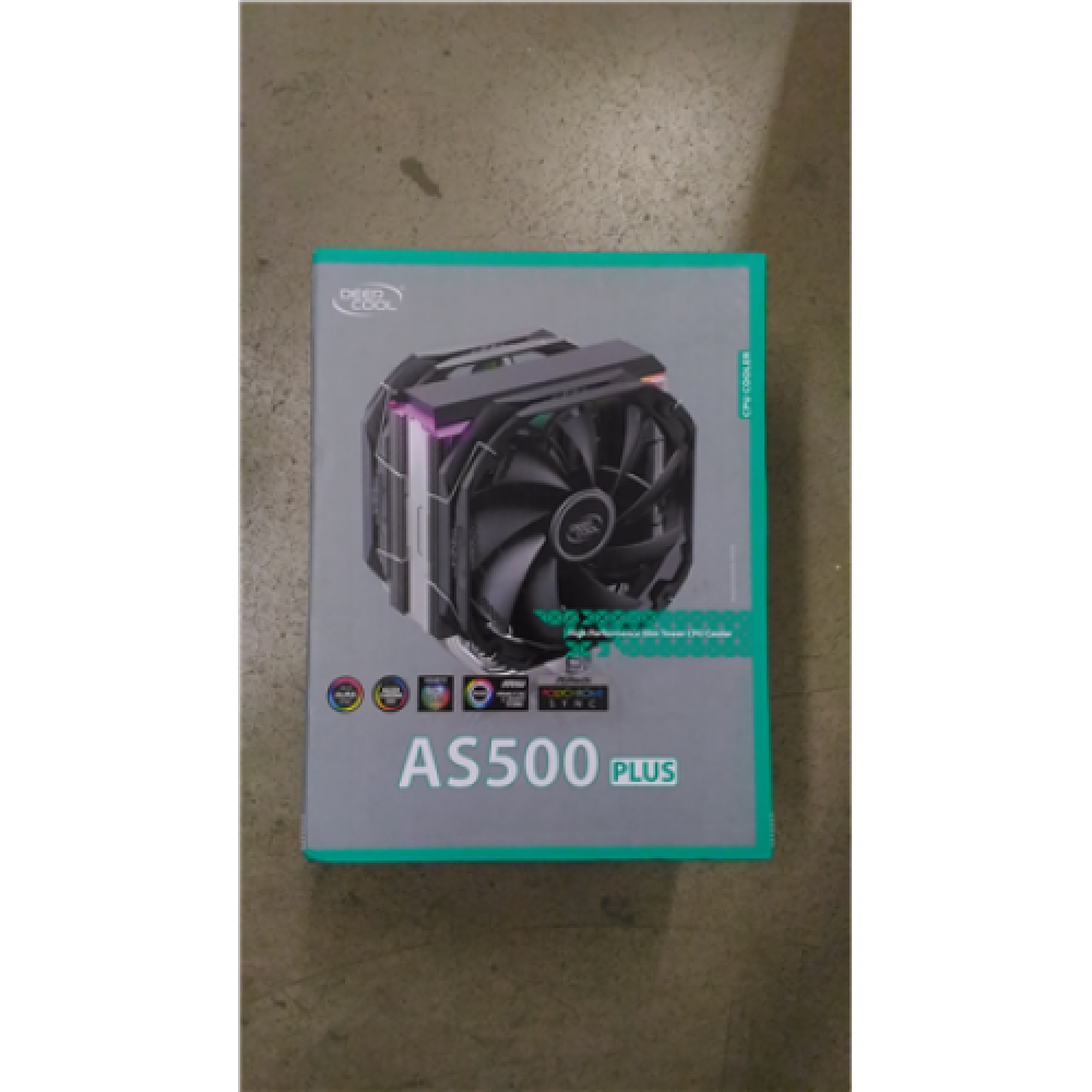 SALE OUT. , Deepcool , CPU Air Cooler , AS500 PLUS , USED, REFURBISHED , Aluminium/Black , Cooler