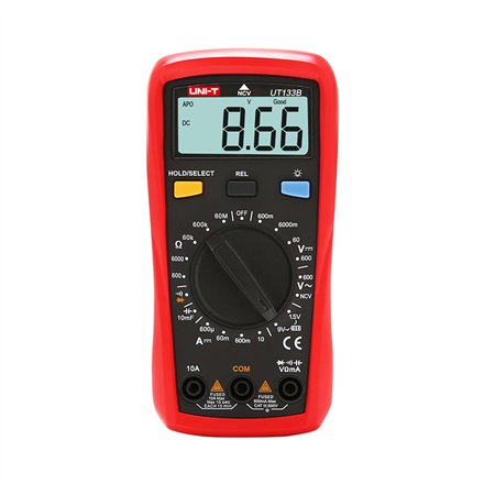 UNI-T UT133B Digital Multimeter, CAT III, Diode Test
