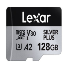 Lexar SILVER PLUS , 128 GB , microSDXC , Flash memory class 10