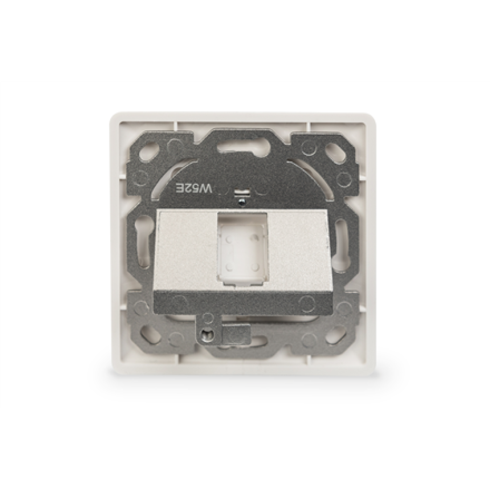 Digitus , Wallplate for Keystone Modules, German type, middle plate 50x50 mm, frame 80x80 mm , DN-93811