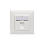 Digitus , Wallplate for Keystone Modules, German type, middle plate 50x50 mm, frame 80x80 mm , DN-93811